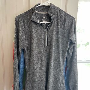 Nike running quarter zip pull over
